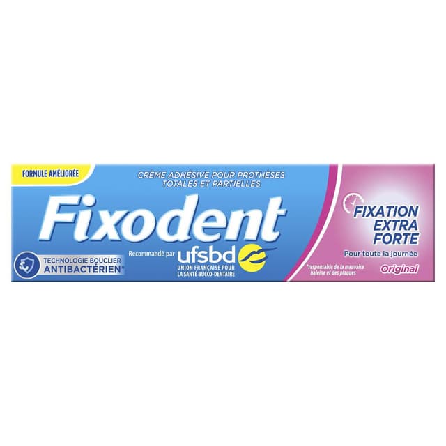 8006540331194 - Fixodent - Crème adhésive pour prothèses dentaires