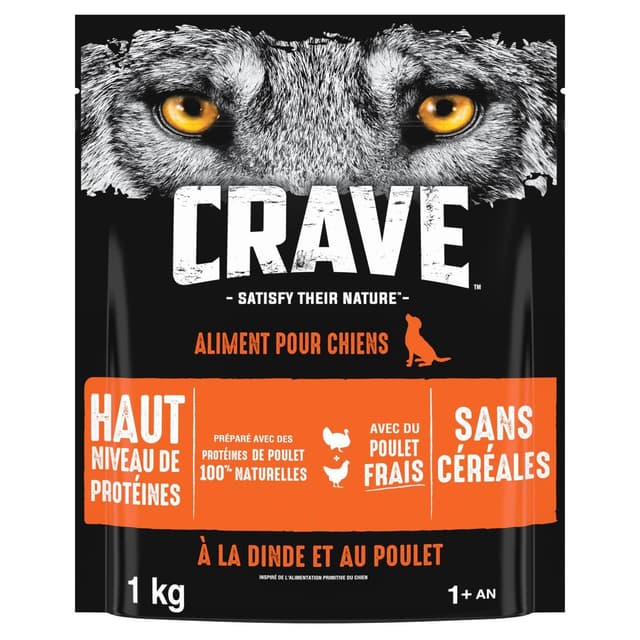 4008429121494 - Crave - Croquettes Dinde et Poulet sans Céréales pour Chien adulte