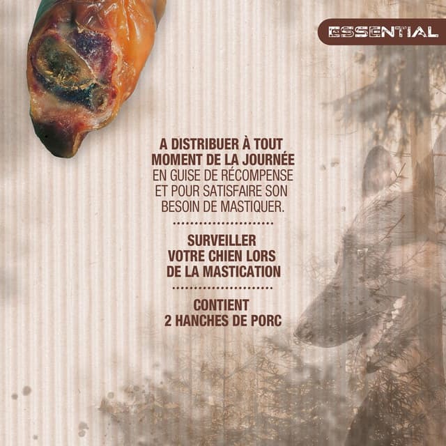 3166780062694 - Riga Essential - 2 Hanches de Porc - Friandise Récompense pour chien