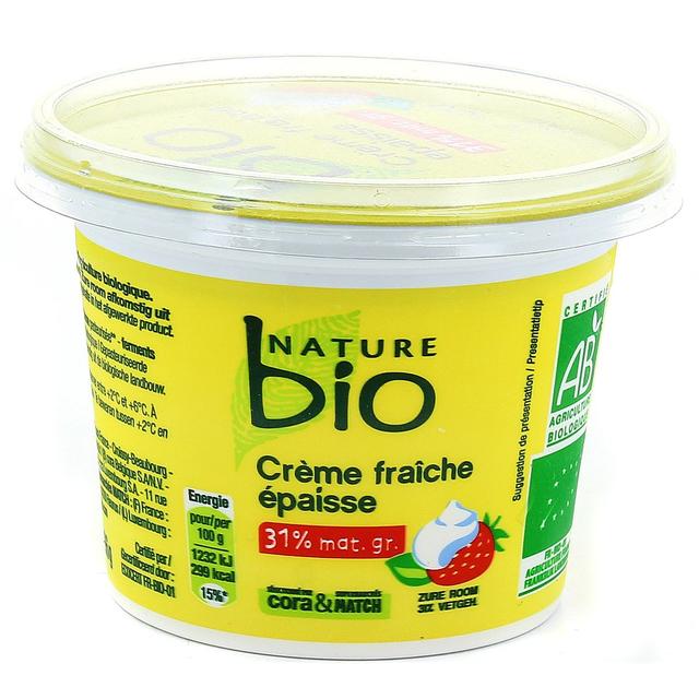 3257980534194 - Nature Bio - Crème Fraîche Bio 30% Mg Epaisse