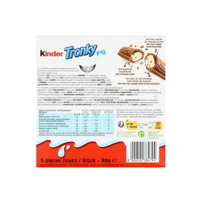 8000500384794 - Kinder - Tronky Chocolat au Lait