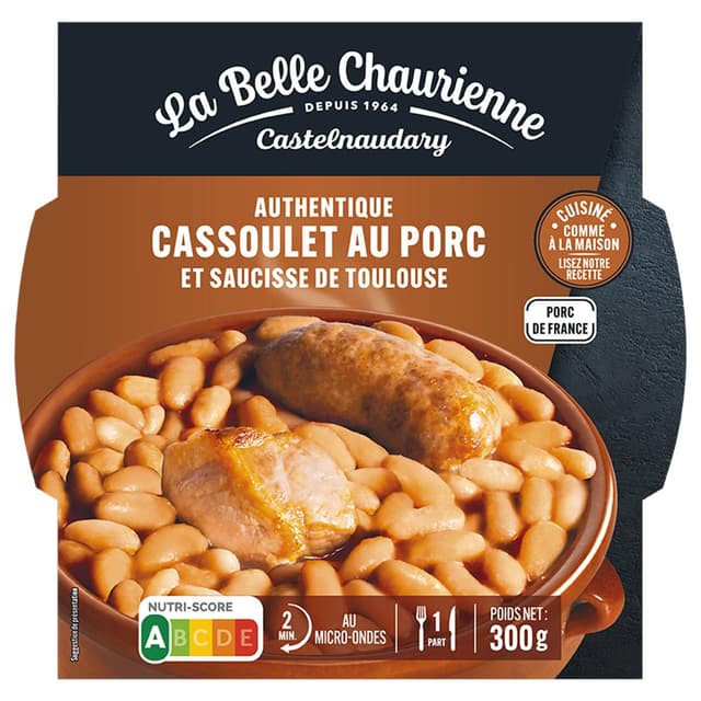 3245360004894 - La Belle Chaurienne - Cassoulet authentique au porc et saucisse de Toulouse