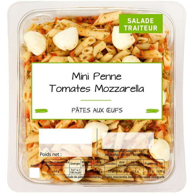 3700009255094 - Mix Buffet - Salade Mini Penne Tomate Mozzarella