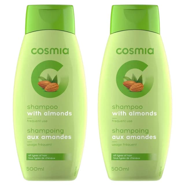 2050000415494 - COSMIA - Shampooing aux amandes tous types de cheveux