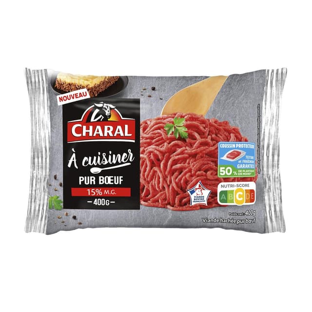 3181239105494 - Charal - Haché à Cuisiner Pur Boeuf 15% MG