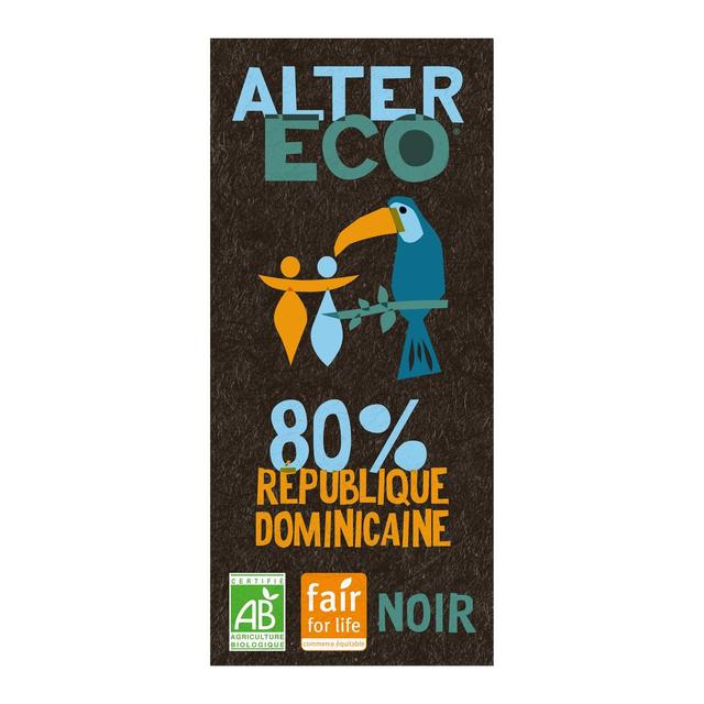 3700214616994 - Alter Eco - Commerce Equitable - Chocolat Noir 80% Cacao Bio de République Dominicaine