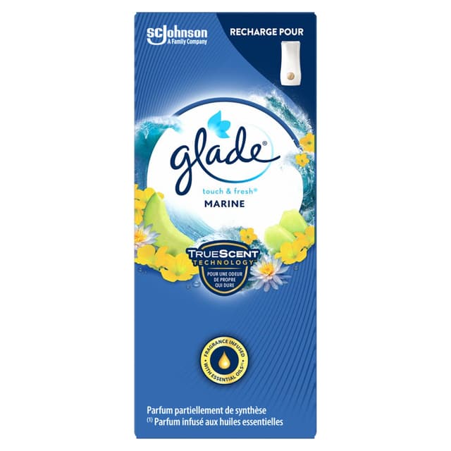 5000204288094 - Glade - Désodorisant Recharge Marine Touch & Fresh 