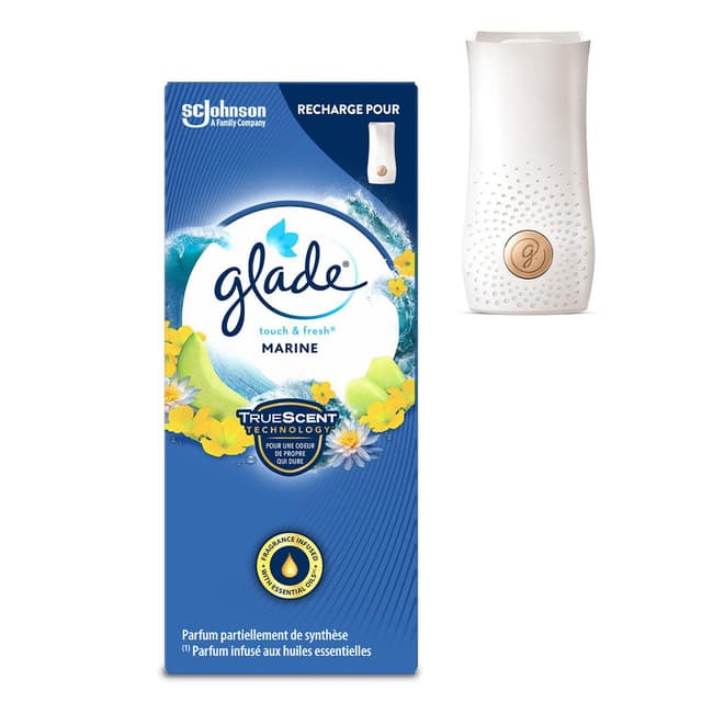 5000204288094 - Glade - Désodorisant Recharge Marine Touch & Fresh 