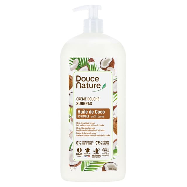 3380380061295 - Douce Nature - Crème douche surgras huile de coco