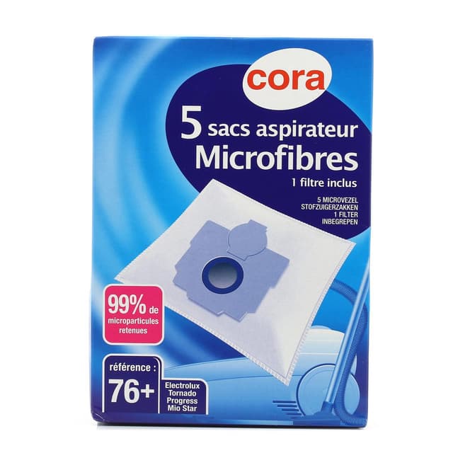 3257985822395 - Cora - Sac Aspirateur Microfibres N°076+ Electrolux