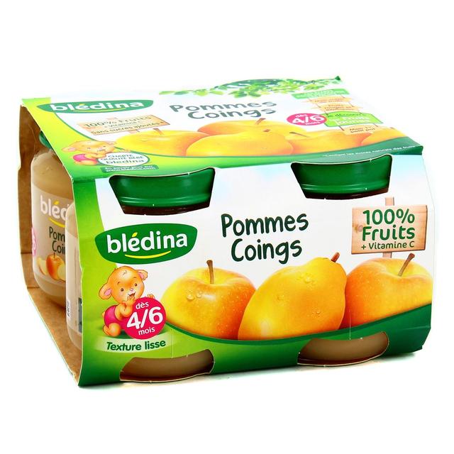 3041090012495 - Blédina - Pomme coing Pot Bébé dès 4 mois