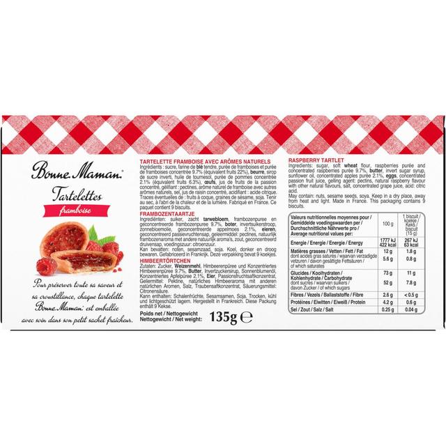 3178530402995 - Bonne Maman - Tartelettes à la framboise