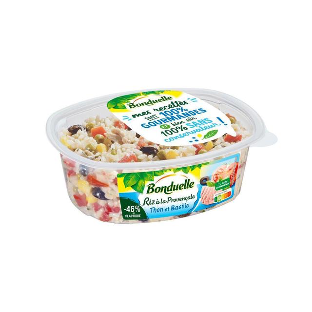 3083681081596 - Bonduelle - Salade de Riz à la Provençale, Thon et Basilic