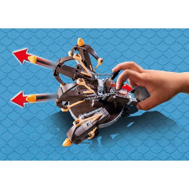 4008789092496 - PLAYMOBIL® Dragons - Eret et baliste à 4 projectiles de feu