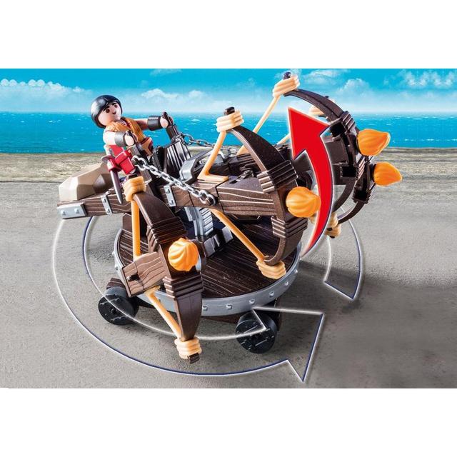 4008789092496 - PLAYMOBIL® Dragons - Eret et baliste à 4 projectiles de feu