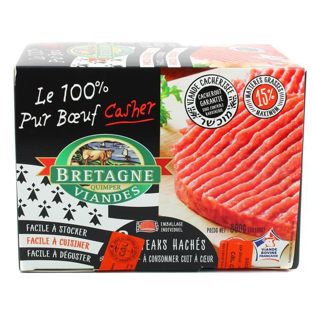 3661019002996 - Bretagne Viande - Steaks Hachés Pur Boeuf 