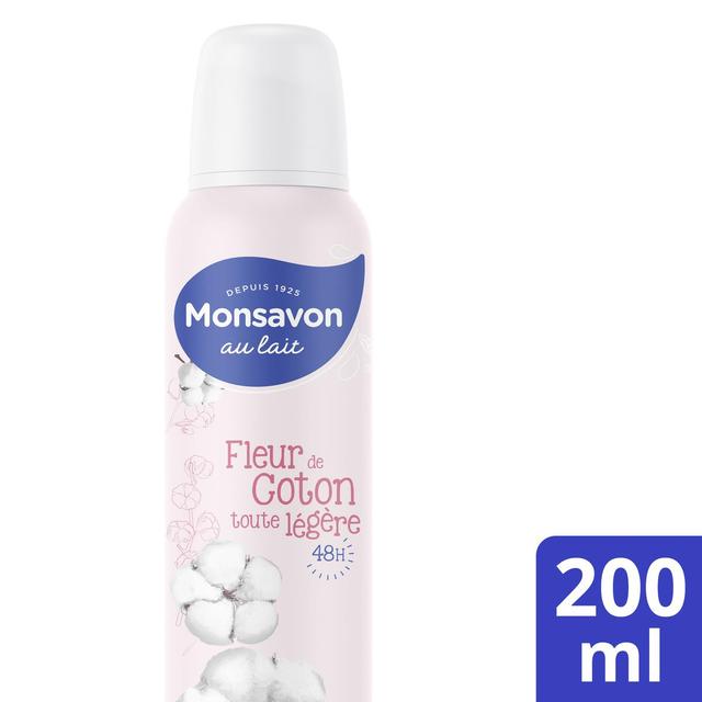 3181730134696 - Monsavon -  Déodorant spray lait & coton Douceur Naturelle