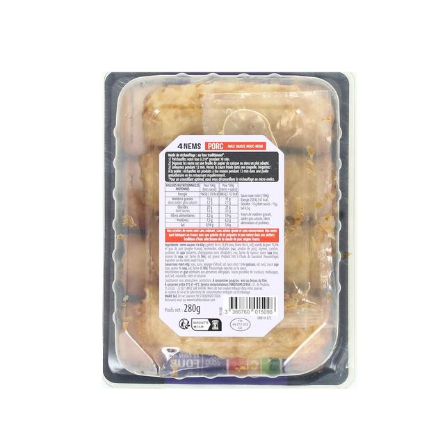 3366760015096 - Tradition d'asie - Nems au Porc