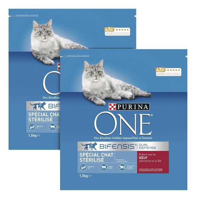 2050000305696 - Purina - One - Croquettes Boeuf pour chat adulte stérilisé