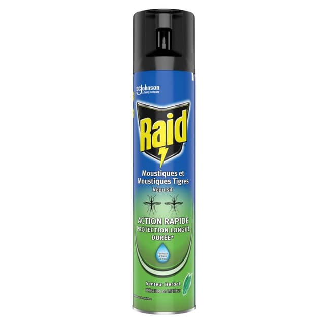 5000204345896 - Raid - Anti-Moustiques Spray Senteur Herbal