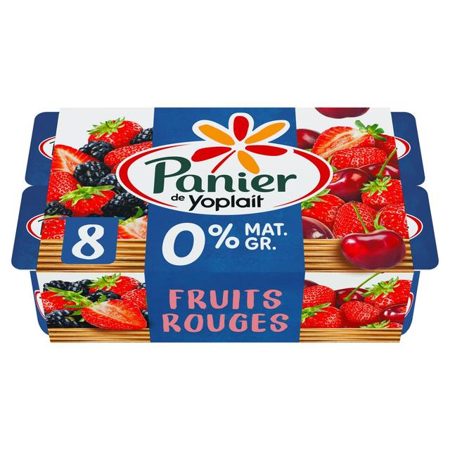 3329770086296 - Panier de Yoplait - Yaourts Fruits Rouges 0%mg
