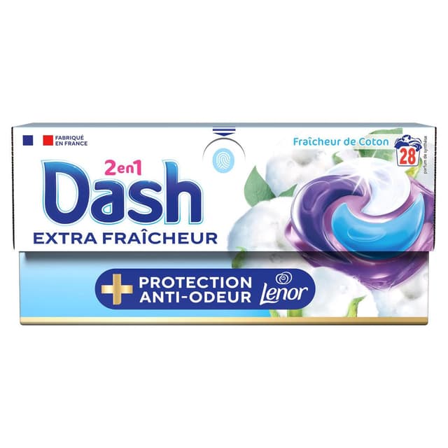 8700216319096 - Dash - Lessive capsules Fraîcheur coton 2 en 1
