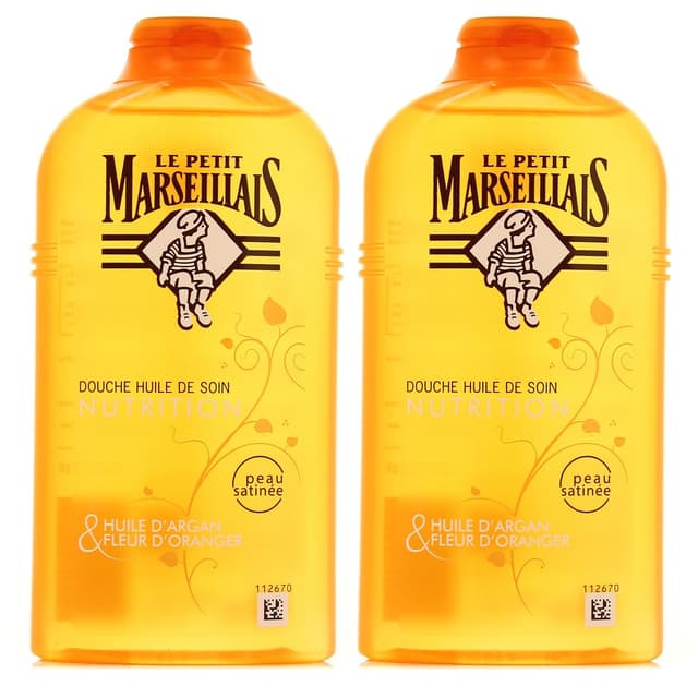 2050000329296 - Le Petit Marseillais - Douche huile de soin nourissante à l'argan & fleur d'oranger du Maroc