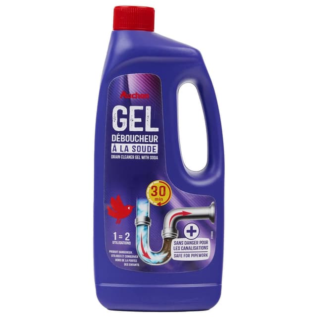 3596710559596 - Auchan - Gel déboucheur à la soude
