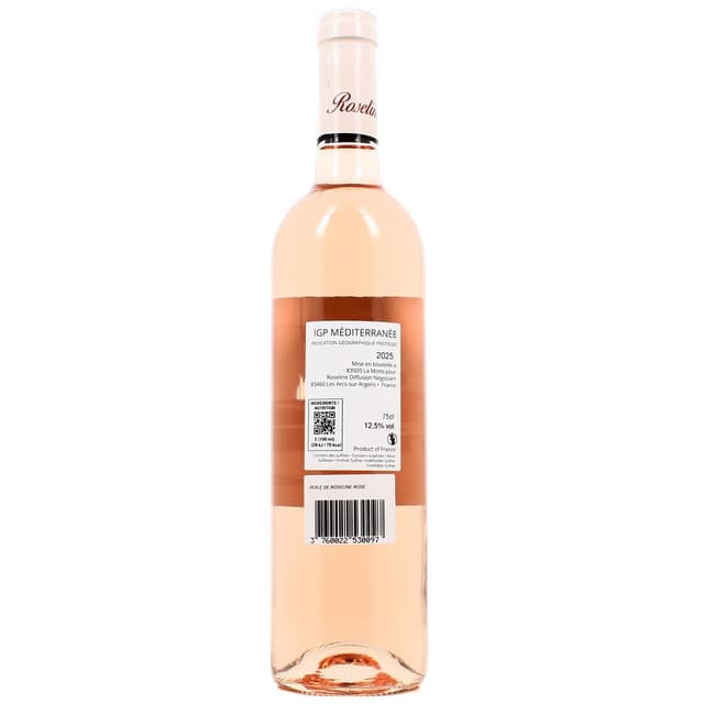 3760022530097 - Côtes de Provence rosé AOP - Perle de Roseline