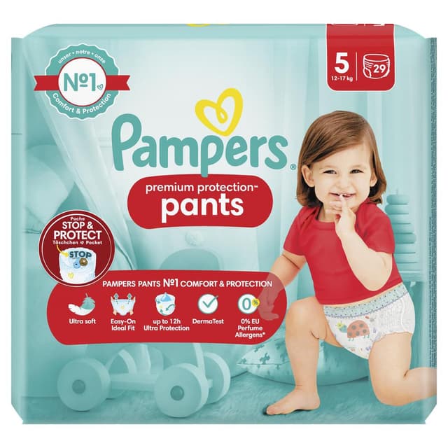 8006540710197 - Pampers Premium Protection Pants - Couches culottes T5 12 - 17 kg