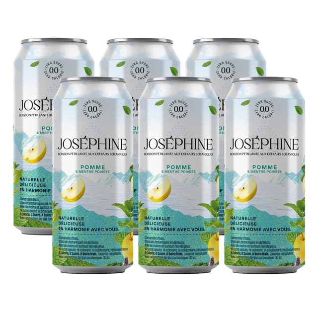 2050000420597 - Josephine - Eau pétillante aromatisée pomme menthe