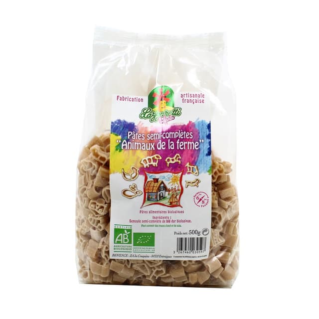 3267460030597 - Lazzaretti - Pâte Animaux de la Ferme Bio 