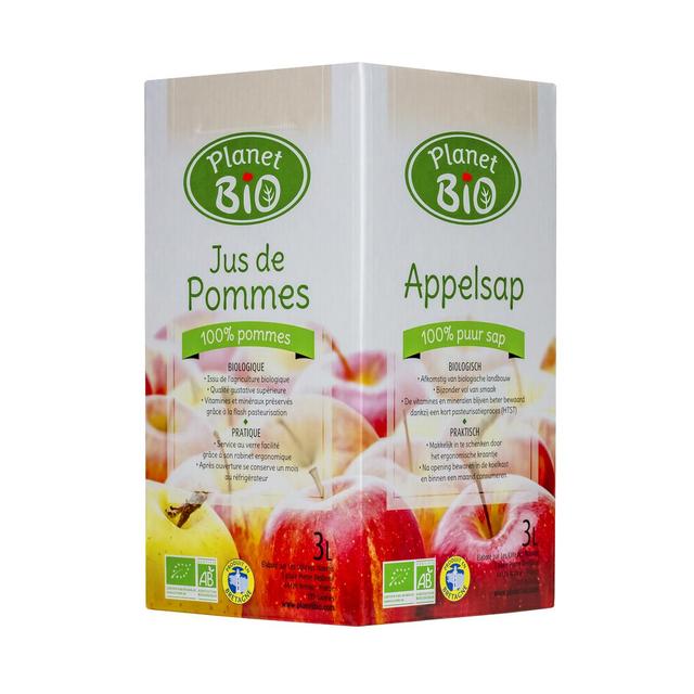 3301591000897 - Planet Bio - Jus de pomme Bio 
