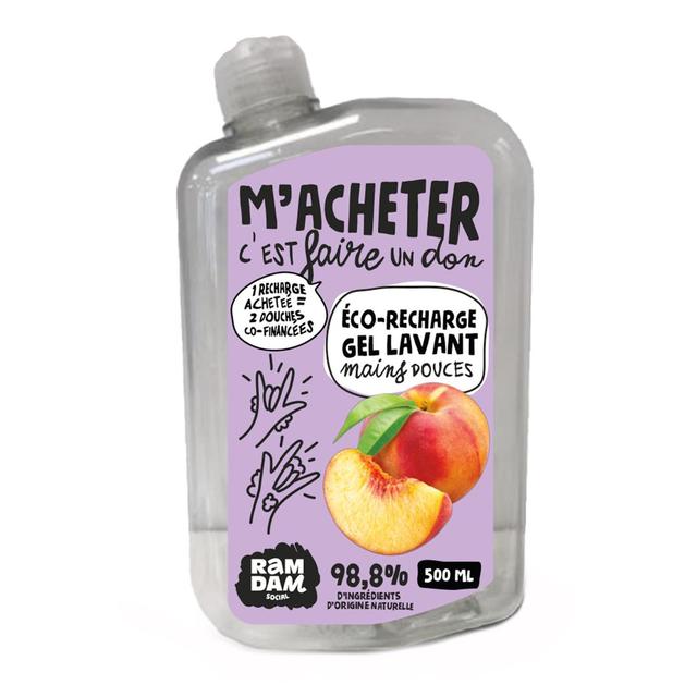 3770032551197 - Ramdam social - Recharge Gel Lavant à la Pêche