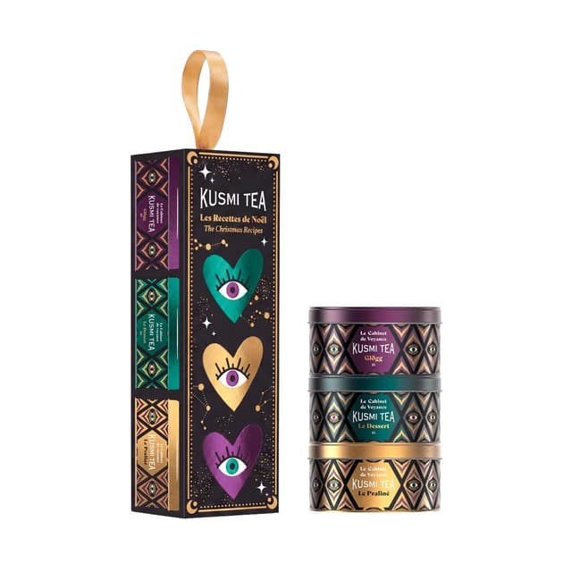 3585810121697 - Kumi Tea - Coffret cadeau 3 miniatures thé et infusion Les Recettes de Noël 2026