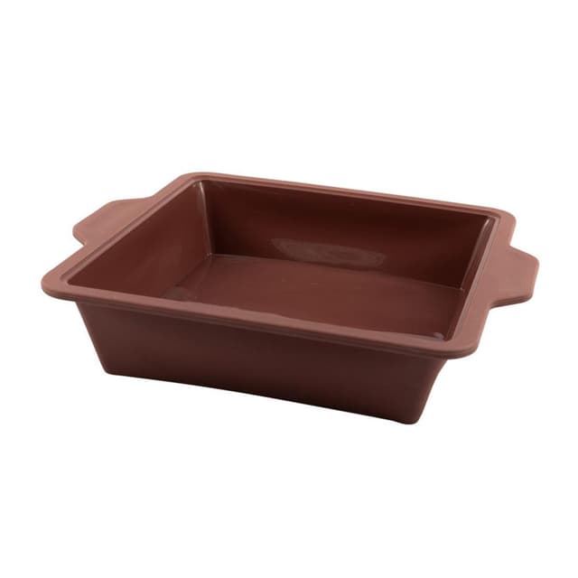 5404035721797 - Point virgule - Moule à gâteau carré Vintage Maroon 