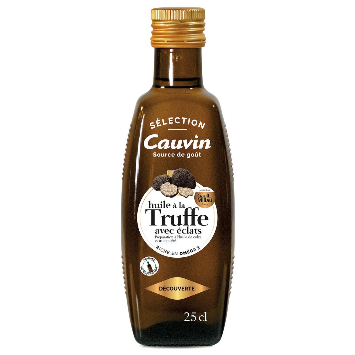 3336590102297 - Cauvin - Huile de Colza à la Truffe avec éclats