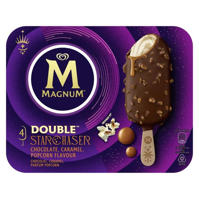 8711327582897 - Magnum - Bâtonnets Chocolat Caramel Pop Corn