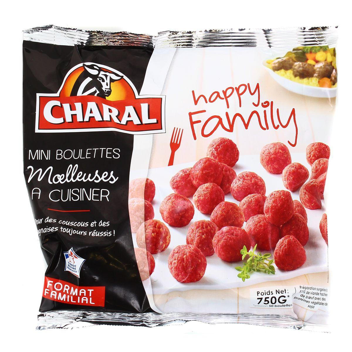 Charal - Mini boulettes moelleuses au boeuf 15%mg