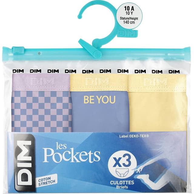 3610862653497 - Dim - Slip Pocket Coton x3