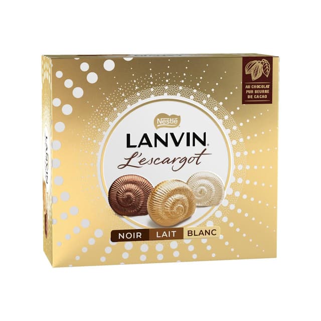 8445291094697 - Lanvin - Escargot Chocolat Trio Blanc, Noir et Lait