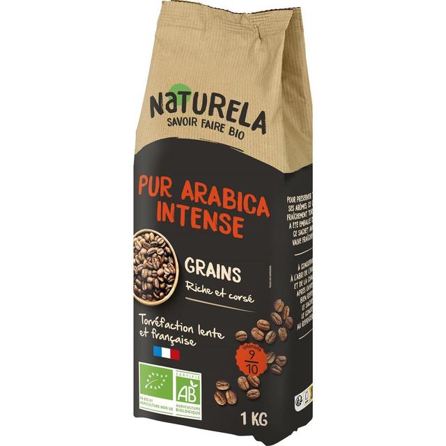 3700110056597 - Naturela - Café en Grains Pur Arabica Intense Bio