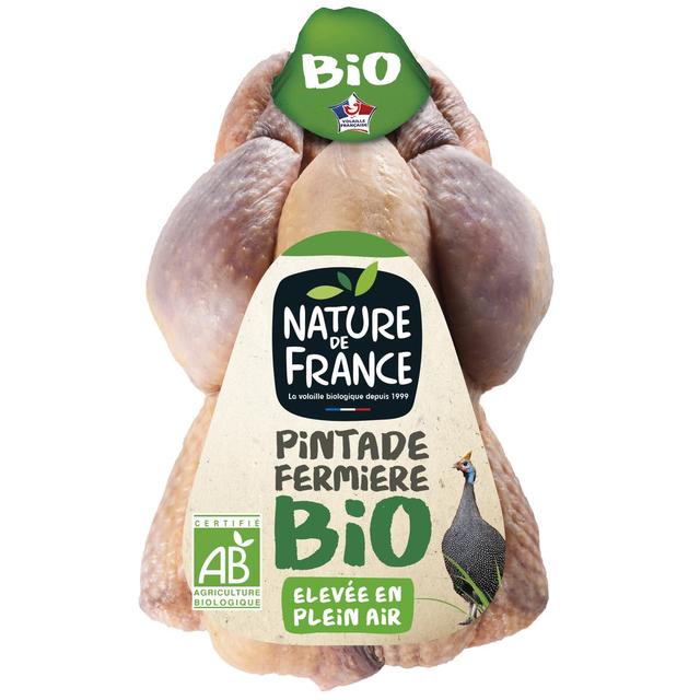 3422210437297 - Nature De France - Pintade Fermière Bio Prête à Cuire