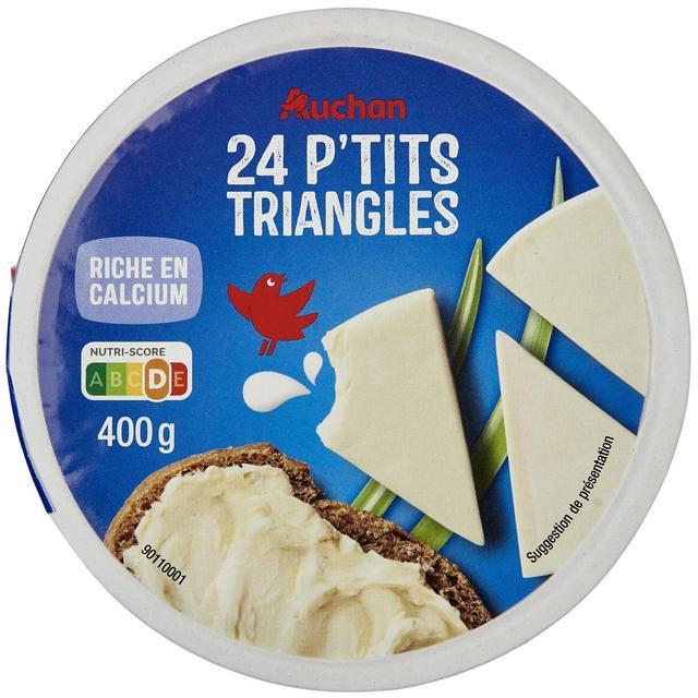 3596710398997 - Auchan - Petits triangles de fromage fondu - 400g