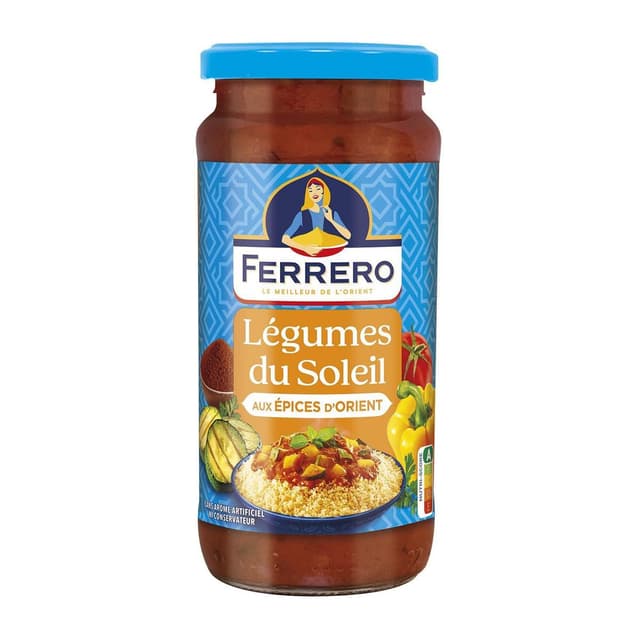 3038359911798 - Ferrero - Sauce Légumes du Soleil aux épices d'Orient
