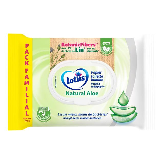 7322540963298 - Lotus - Papier toilette humide Aloe vera