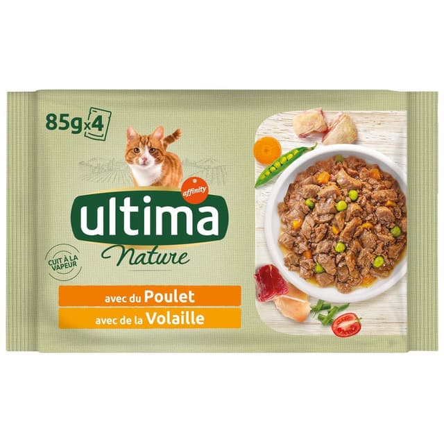 8410650233598 - Affinity - Ultima Nature - Sachets en sauce Bouchée Poulet, Volaille pour chat adulte