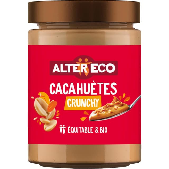 3700214619698 - Alter Eco - Commerce Equitable - Beurre de Cacahuètes Crunchy Bio