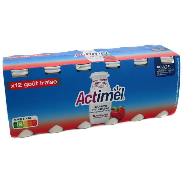 3033491213199 - Actimel - Yaourt à boire fraise