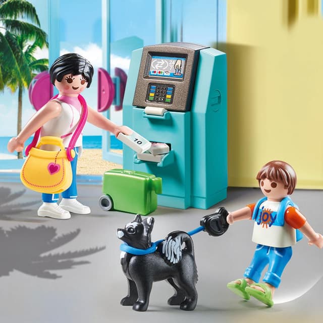 4008789704399 - PLAYMOBIL® Family Fun - Vacanciers et distributeur automatique